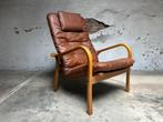 Vintage fauteuil Lamino van Yngve Ekström, Huis en Inrichting, Fauteuils, Ophalen, Vintage, Zo goed als nieuw, 50 tot 75 cm