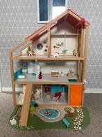 Poppenhuis met inrichting, Ophalen, Zo goed als nieuw, Poppenhuis