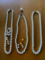 3x "parelketting" vintage jaren 60-70, Ophalen of Verzenden, Gebruikt, Kunststof