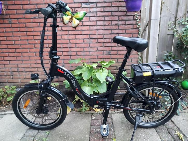 Electrische vouwfiets, Fietsen en Brommers, Fietsen | Vouwfietsen, Zo goed als nieuw, 20 inch of meer, Totaal opvouwbaar, Versnellingen