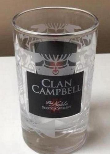The Noble Scotch Whisky Clan glaasje. Hoogte 9 cm. beschikbaar voor biedingen