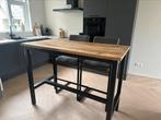 Bartafel met barstoelen, Huis en Inrichting, Tafels | Eettafels, Ophalen, 100 tot 150 cm, 50 tot 100 cm, Zo goed als nieuw