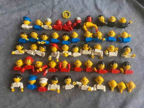 Lego partij vintage onderdelen en 1 set jaren 60/70/80, Kinderen en Baby's, Speelgoed | Duplo en Lego, Gebruikt, Lego, Losse stenen