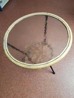Bijzettafeltje Rohé Noordwolde, Minder dan 55 cm, Gebruikt, Rond, Hout