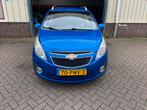 Zeer goede Chevrolet Spark 1.0 Bifuel 2011 Blauw VERKOCHT, Auto's, Chevrolet, Origineel Nederlands, Te koop, 5 stoelen, Hatchback