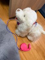 Interactieve pluchen hond met riem – loopt & maakt geluid, Ophalen of Verzenden, Zo goed als nieuw, Hond