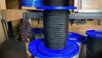 Rol 38 meter 8 mm dik gevlochten zwart touw, Ophalen of Verzenden, Nieuw, Lijn of Blok