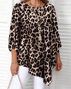 Top Sophia Panter-1  (44 tm 52) ** NIEUW **, Kleding | Dames, Grote Maten, Verzenden, Nieuw, Shirt of Top