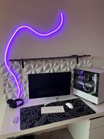 Gaming setup monitor+rtx3060. Witte gaming pc!, Computers en Software, Desktop Pc's, Ophalen, Zo goed als nieuw, Gaming, SSD