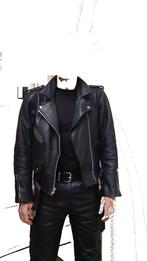 Perfecto Motorjas, Maat 52/54 (L), Zwart, Ophalen of Verzenden, Nadia