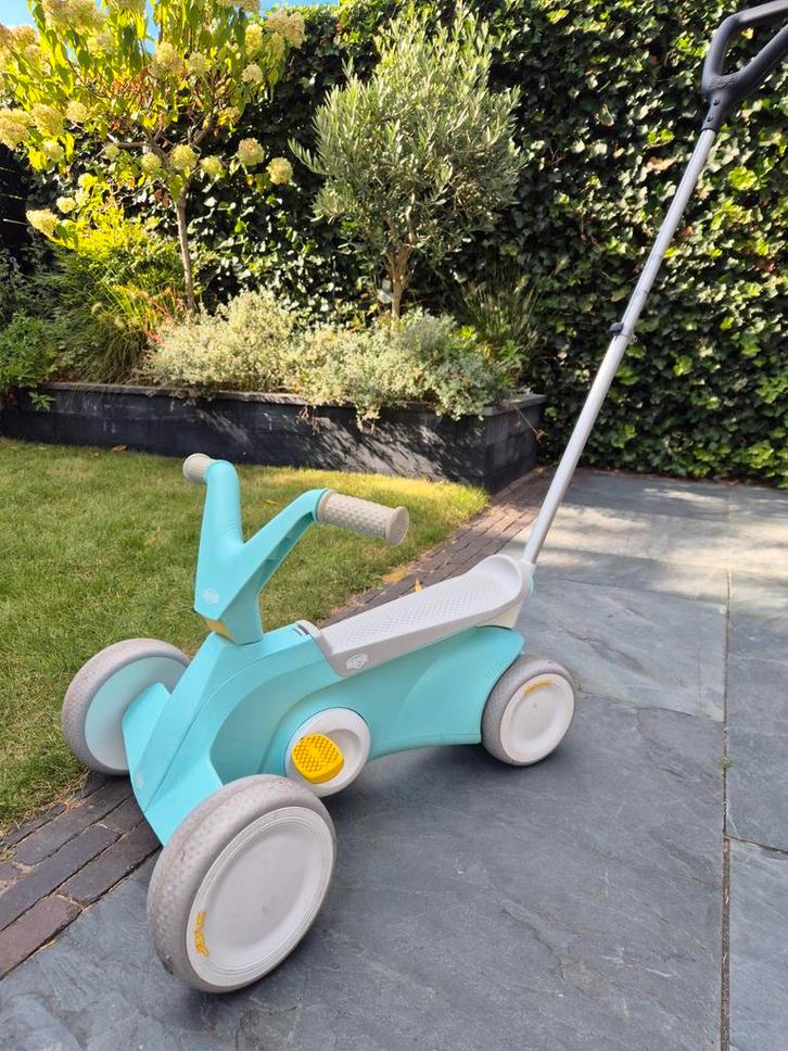 Berg Go2 Skelter met Duwstang - Zo Goed Als Nieuw!, Kinderen en Baby's, Speelgoed | Buiten | Voertuigen en Loopfietsen, Zo goed als nieuw