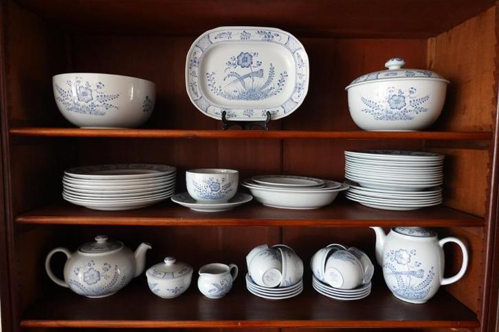 Rörstrand Blue Bird servies, Huis en Inrichting, Keuken | Servies, Zo goed als nieuw, Compleet servies, Overige stijlen, Porselein