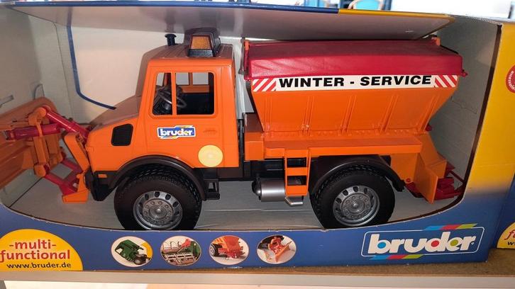 Bruder sneeuwschuif vrachtauto, Kinderen en Baby's, Speelgoed | Speelgoedvoertuigen, Nieuw, Ophalen of Verzenden