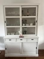 Witte Ikea vitrinekast, Huis en Inrichting, Kasten | Buffetkasten, 25 tot 50 cm, 100 tot 150 cm, 150 tot 200 cm, Gebruikt