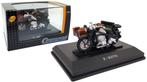 Cararama 1:43 Zundapp Z-KS750 Motorfiets met sidecar zwart, Overige merken, -, Cararama, Nieuw