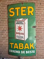 Vintage Ster Tabak Emaille Reclamebord, Verzamelen, Merken en Reclamevoorwerpen, Ophalen, Reclamebord, Gebruikt, .