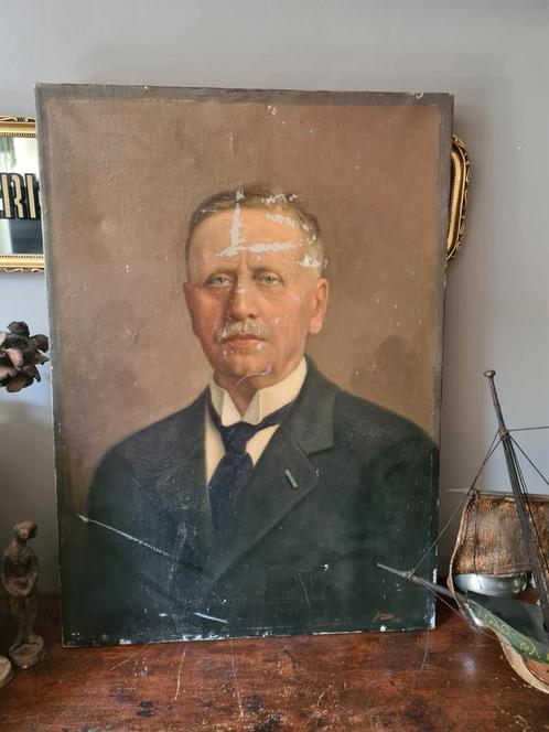 Portret Martin Jonas Amsterdam., Antiek en Kunst, Kunst | Schilderijen | Klassiek, Ophalen