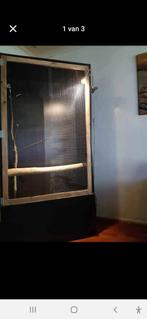 Volière kast, Dieren en Toebehoren, Vogels | Hokken en Kooien, Ophalen, Gebruikt, Hout, Volière