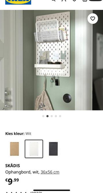 Ophangbord, klaptafel beide zijn nieuw en niet gebruikt