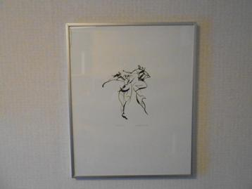 ingelijste zeefdruk Guusje Kaayk uit 2003 (6/10) beschikbaar voor biedingen