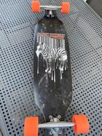 Longboard Black Dragon Zebra zwart/ oranje/wit., Ophalen of Verzenden, Gebruikt, Longboard