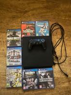 PS4 + Controller + 7 Games (COD, FIFA, F1), Ophalen of Verzenden, Met 1 controller, Original, Gebruikt