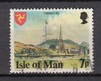 Isle of man UK Tynwald hill met boot, Postzegels en Munten, Verzenden, Gestempeld