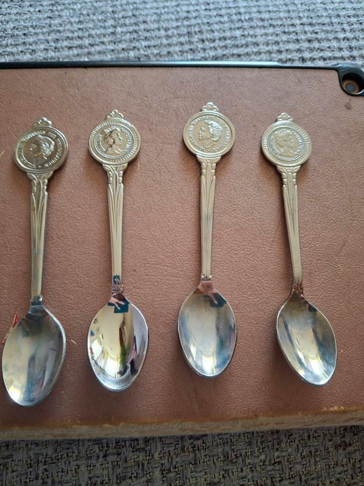 Souvenirslepeltjes verzilverd, Antiek en Kunst, Antiek | Bestek, Ophalen of Verzenden