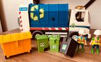 Playmobil vuilniswagen! Vuilnismannen! Met zwaailicht!, Kinderen en Baby's, Speelgoed | Playmobil, Ophalen of Verzenden, Gebruikt