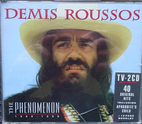 2 CDs..Demis Roussos --- The Phenomenon, Cd's en Dvd's, Cd's | Pop, Zo goed als nieuw, 1980 tot 2000, Ophalen of Verzenden