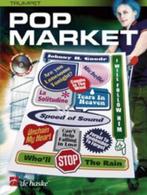 easy interm. trompet--Pop Market+ cd-12 pop melodieën-, Ophalen of Verzenden, Trompet