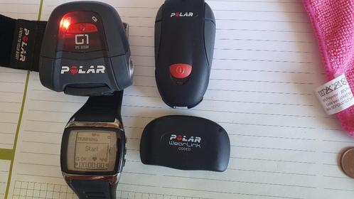 Polar training, Sieraden, Tassen en Uiterlijk, Sporthorloges, Zo goed als nieuw, Android, Zwart, Afstand, GPS, Hartslag, Stappen