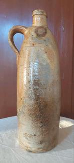 Antieke jenever kruik zout glazuur aardewerk keramiek, Ophalen of Verzenden