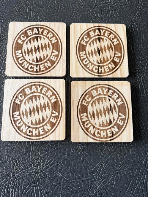 Bayern munchen onderzetters, Huis en Inrichting, Woonaccessoires | Onderzetters, Zo goed als nieuw, Glas of Kopje, Ophalen of Verzenden