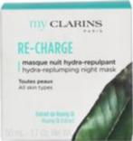 CLARINS - Re-Charge Hydraterend Nachtmasker, N, N, Nieuw, Ophalen of Verzenden