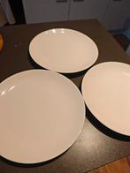 3 Witte Ontbijtbordjes - Vaatwasser/Magnetron/Oven, Huis en Inrichting, Keuken | Servies, Gebruikt, Keramiek, Ophalen of Verzenden