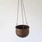 Antieke koperen hangpotje voor hangplant  hangpot  pot, Antiek en Kunst, Antiek | Koper en Brons, Ophalen of Verzenden