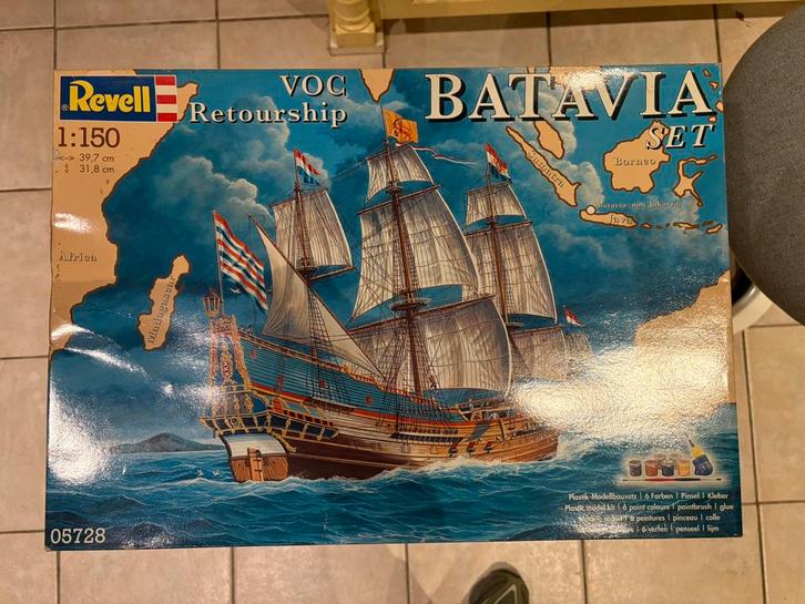 Revell 1/150 Batavia retourship VOC (ongeopend), Hobby en Vrije tijd, Modelbouw | Boten en Schepen, Nieuw, Revell, Ophalen of Verzenden