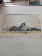 Freek van den Berg Aquarel, Antiek en Kunst, Ophalen of Verzenden
