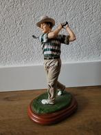 Polystone beeldje van een golfer in full swing van Country c, Ophalen of Verzenden, Zo goed als nieuw, Dier