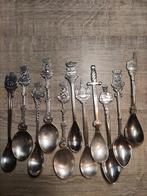 11 verzilverde / zilveren theelepeltjes, Antiek en Kunst, Antiek | Bestek, Ophalen of Verzenden