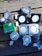LED plafond inbouwspots spotjes zilver zwart rond vierkant, Led, Metaal of Aluminium, Nieuw, Ophalen of Verzenden