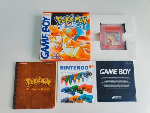 Pokémon Red / Rood Compleet Nintendo Gameboy Origineel, Spelcomputers en Games, Games | Nintendo Game Boy, Zo goed als nieuw, Avontuur en Actie