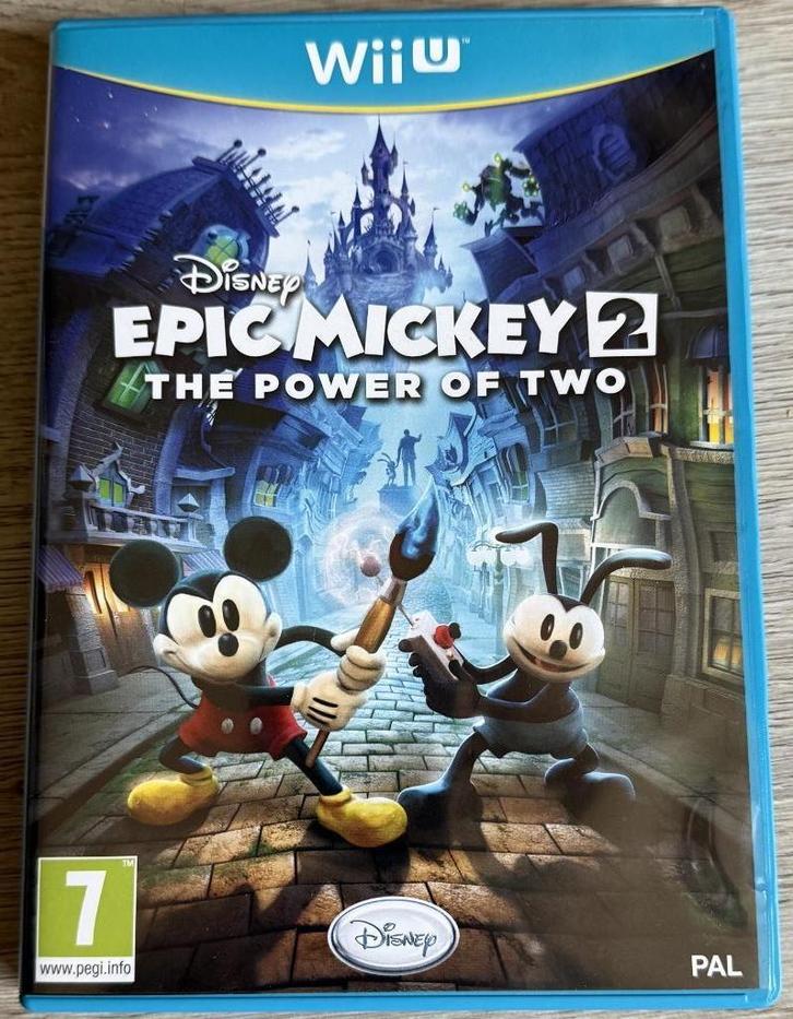 Disney Epic Mickey 2: The Power of Two – Wii U, Spelcomputers en Games, Games | Nintendo Wii U, Zo goed als nieuw, Avontuur en Actie