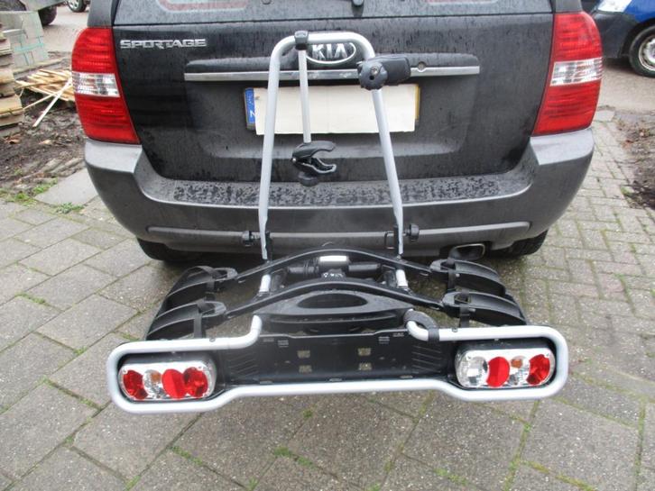 Een Hele Nette Kantelbare Thule Euro Ride 942 Fietsendrager., Auto diversen, Fietsendragers, Zo goed als nieuw, Trekhaakdrager