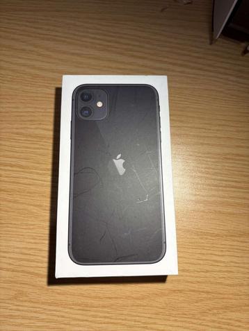 iPhone 11 Zwart/Grijs Glans – 64GB – Gebruikt – Werkt Goed beschikbaar voor biedingen