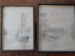 2 Orginele tekeningen van W.G Rackwitsz..., Ophalen of Verzenden