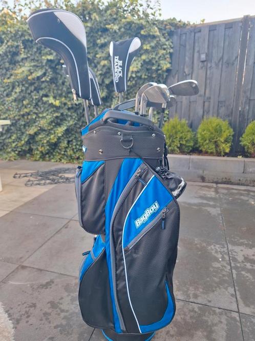 Black Diamond beginnersset graphite incl. Bag Boy golftas, Sport en Fitness, Golf, Zo goed als nieuw, Tas, Overige merken, Ophalen