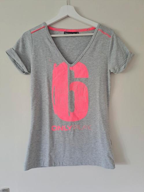 Sport shirt - maat M - Only play, Kleding | Dames, Sportkleding, Zo goed als nieuw, Hardlopen of Fietsen, Maat 38/40 (M), Grijs