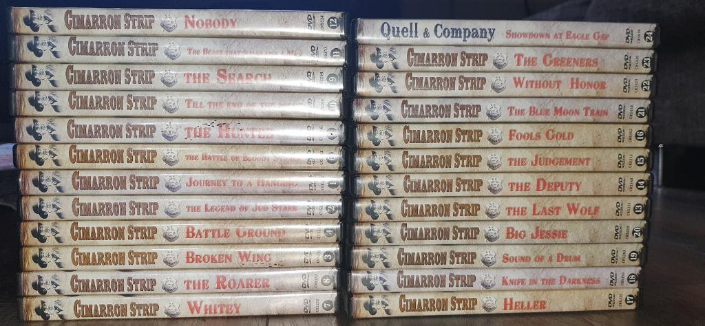 Cimarron Strip - compleet - 24 dvd's - western collectie, 1960 tot 1980, Alle leeftijden, Ophalen of Verzenden, Zo goed als nieuw